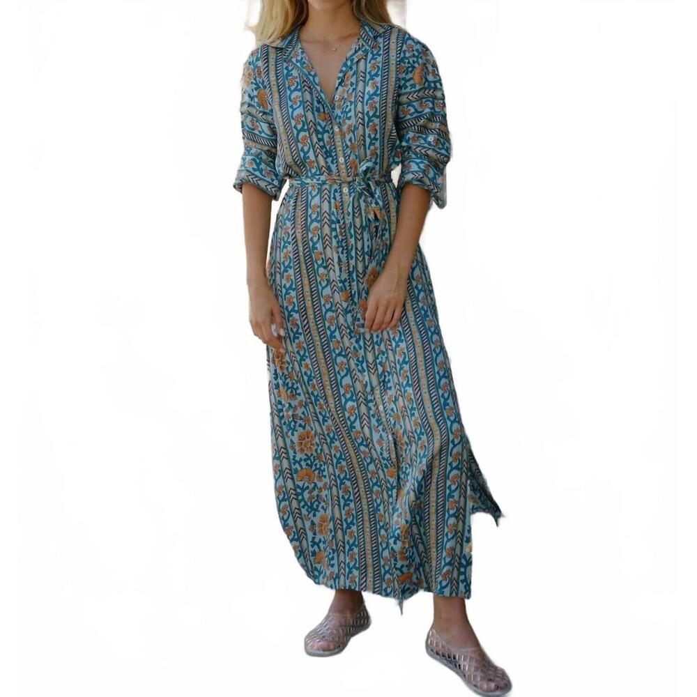 NEW OMIKA emma shirt dress in nirali regatta - Picture 5 of 5